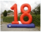 blikvanger cijfers : 18, 21, 30, 40, 50