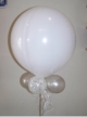 Echte ronde ballon wit latex