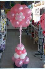 communiedecoratie  bloem piloon
