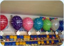 diverse kleuren communieballonnen